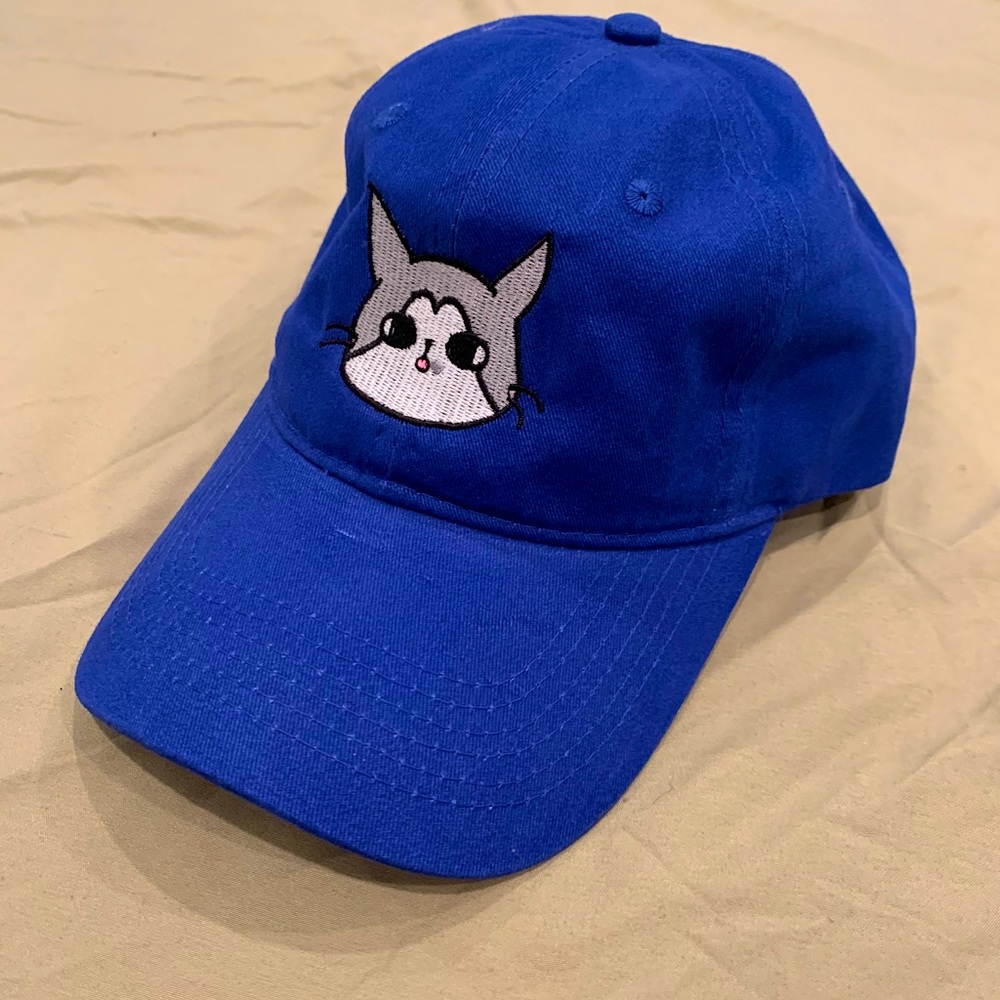 Blue Cat Dad Hat